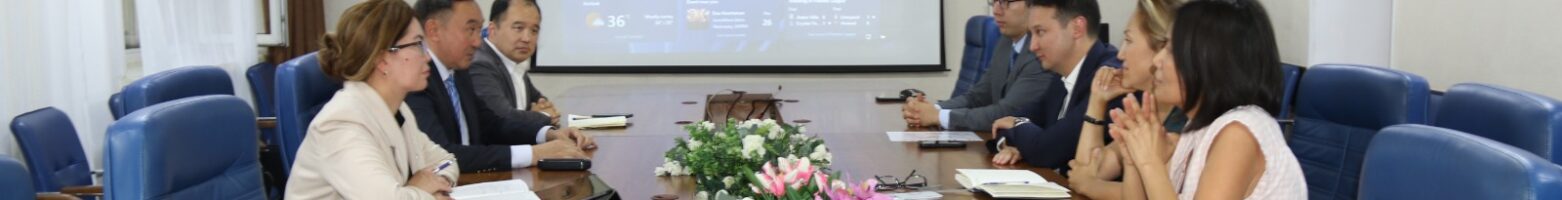 Состоялась встреча заместителя министра Кемеля Садыкова с Исполнительным директором Международного делового совета (МДС) Аскаром Сыдыковым.
